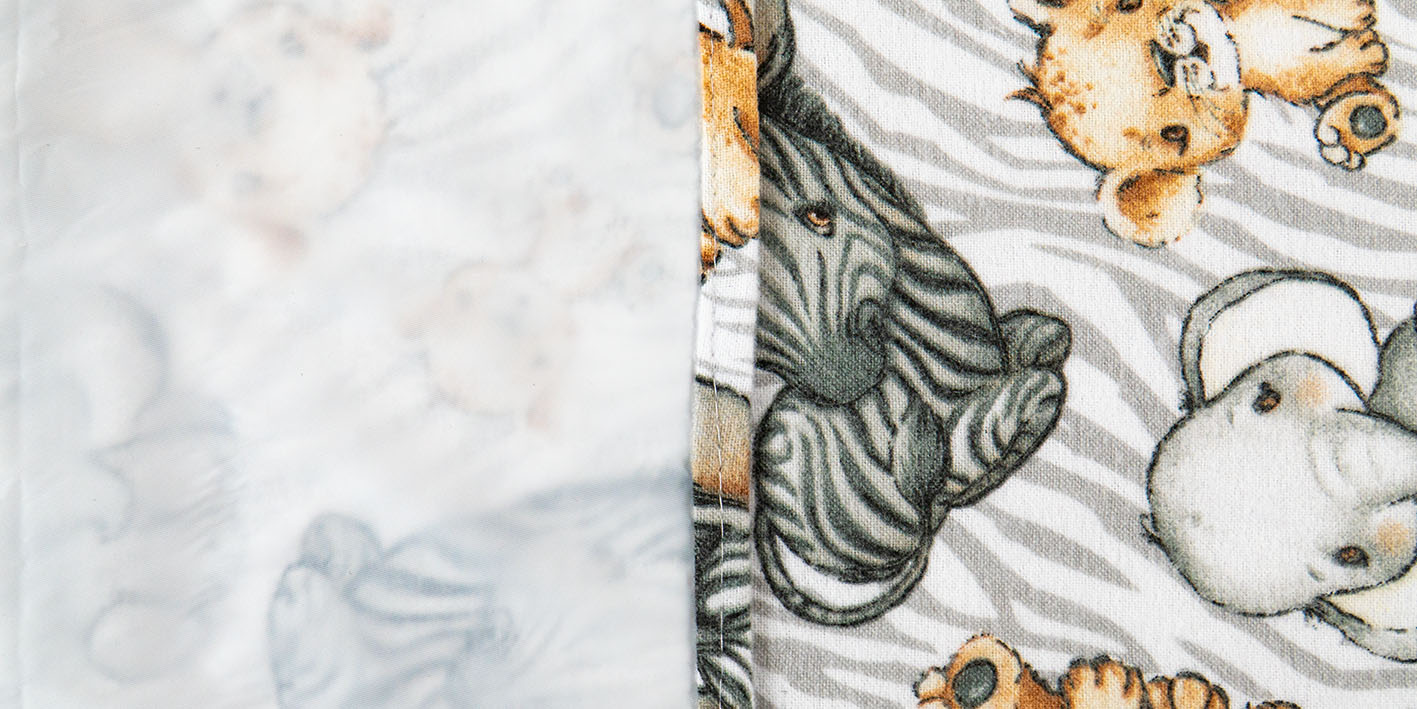 Pielucha flanelowa z ceratką safari